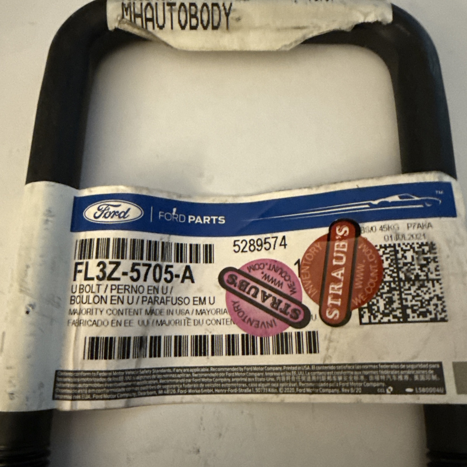 FORD OEM 15-20 F-150 Rear Suspension Suspension Components-U-Bolt FL3Z5705A - Image 3