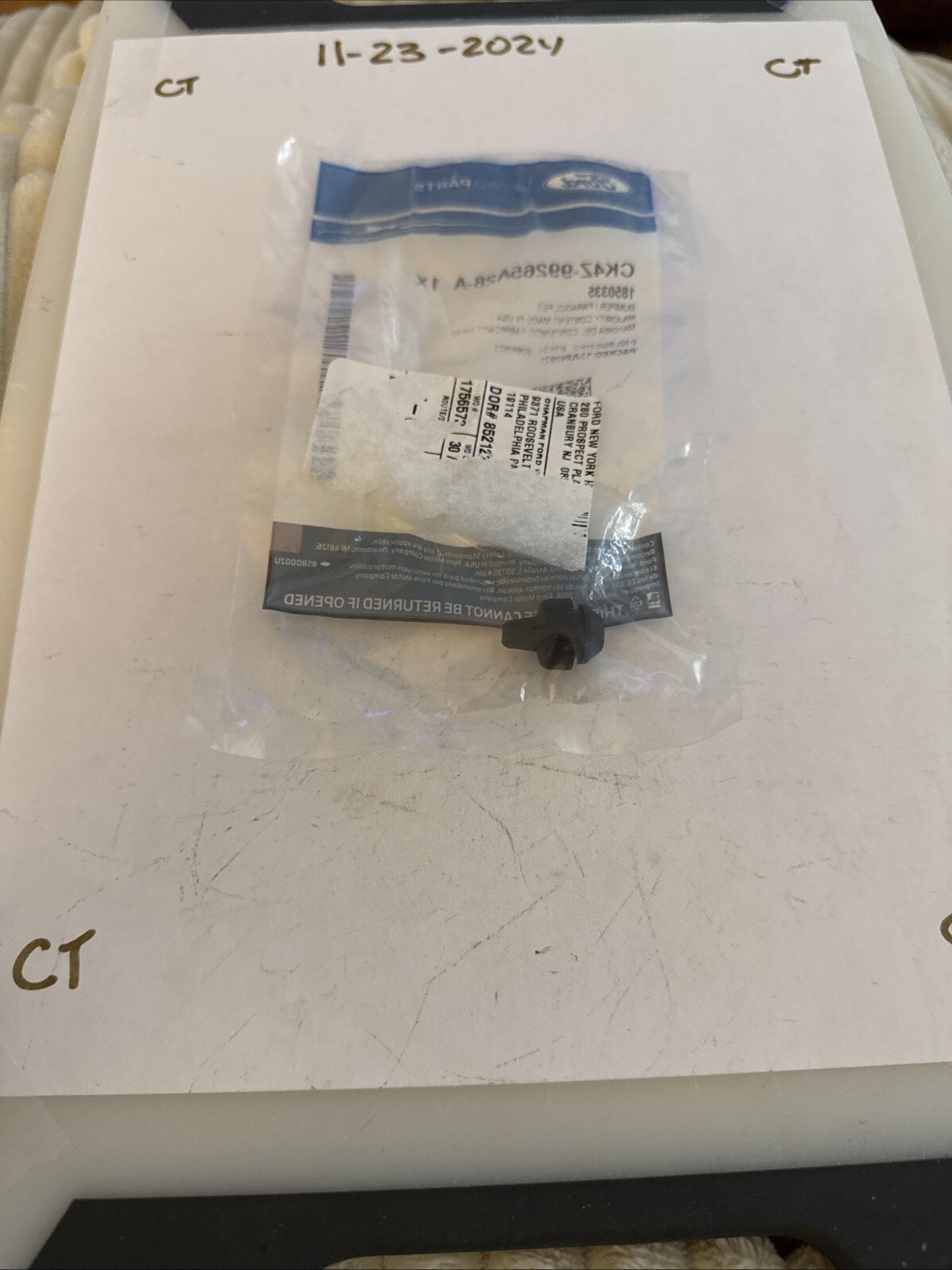 FORD OEM 15-23 E-Transit Exterior Trim-Lower Molding Bumper CK4Z99265A28A - Image 3