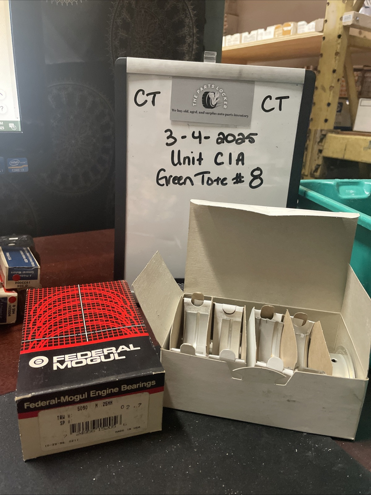 Federal Mogul 5090M-25MM Main Bearing Set .25mm - 1980-1985 GM 173 V6