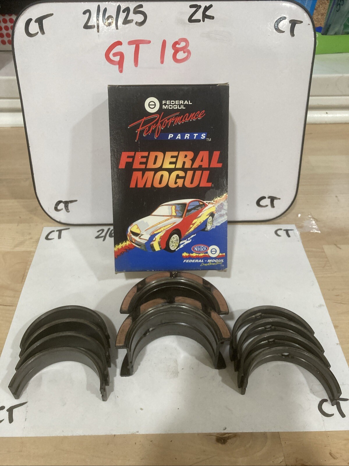Federal Mogul Pro (139M 21) Main Bearing Set Chevrolet 302 327 350 Large Journal