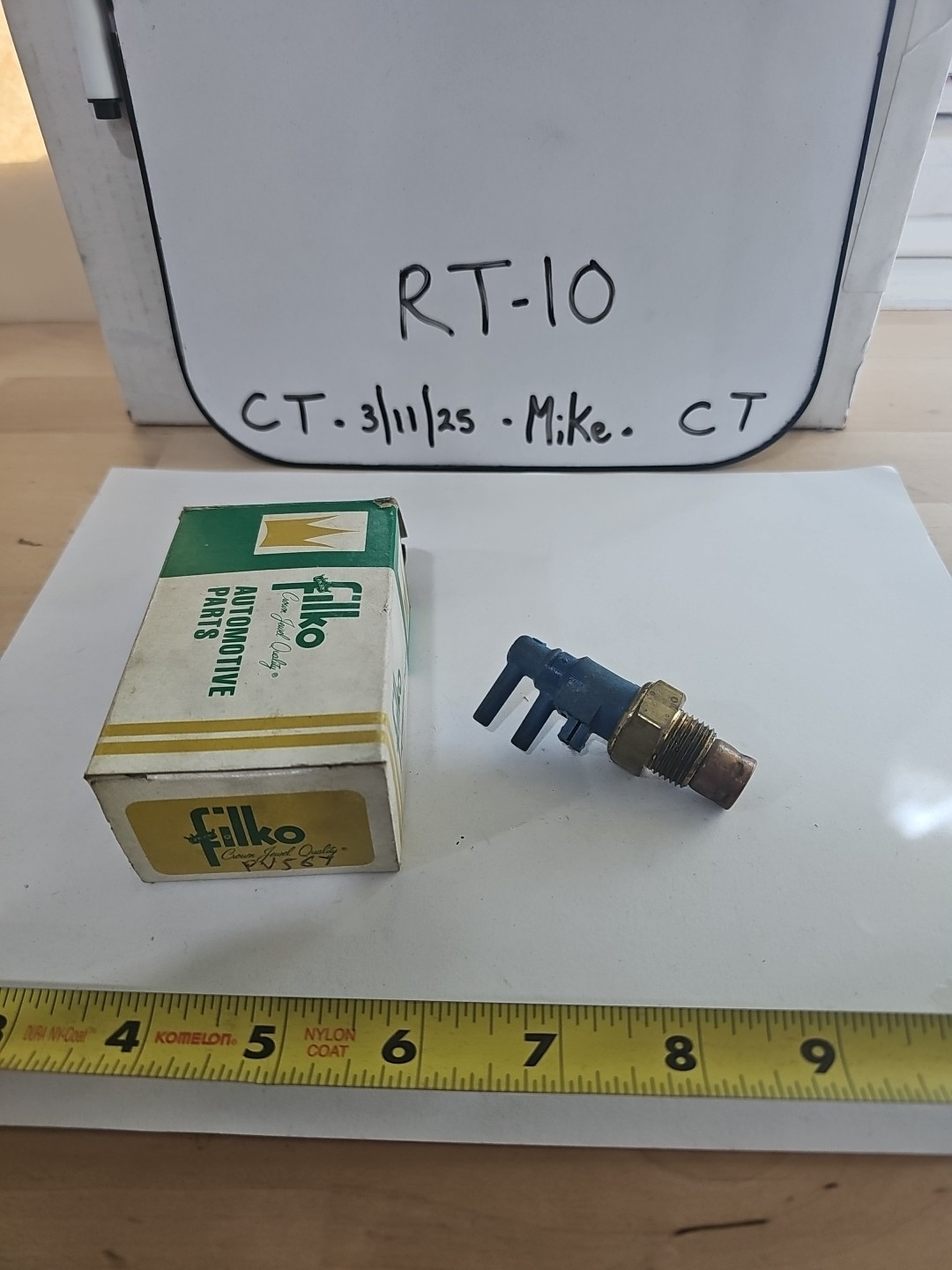 Filko 38-163 Ported Vacuum Switch (Standard PVS67) NEW Vintage