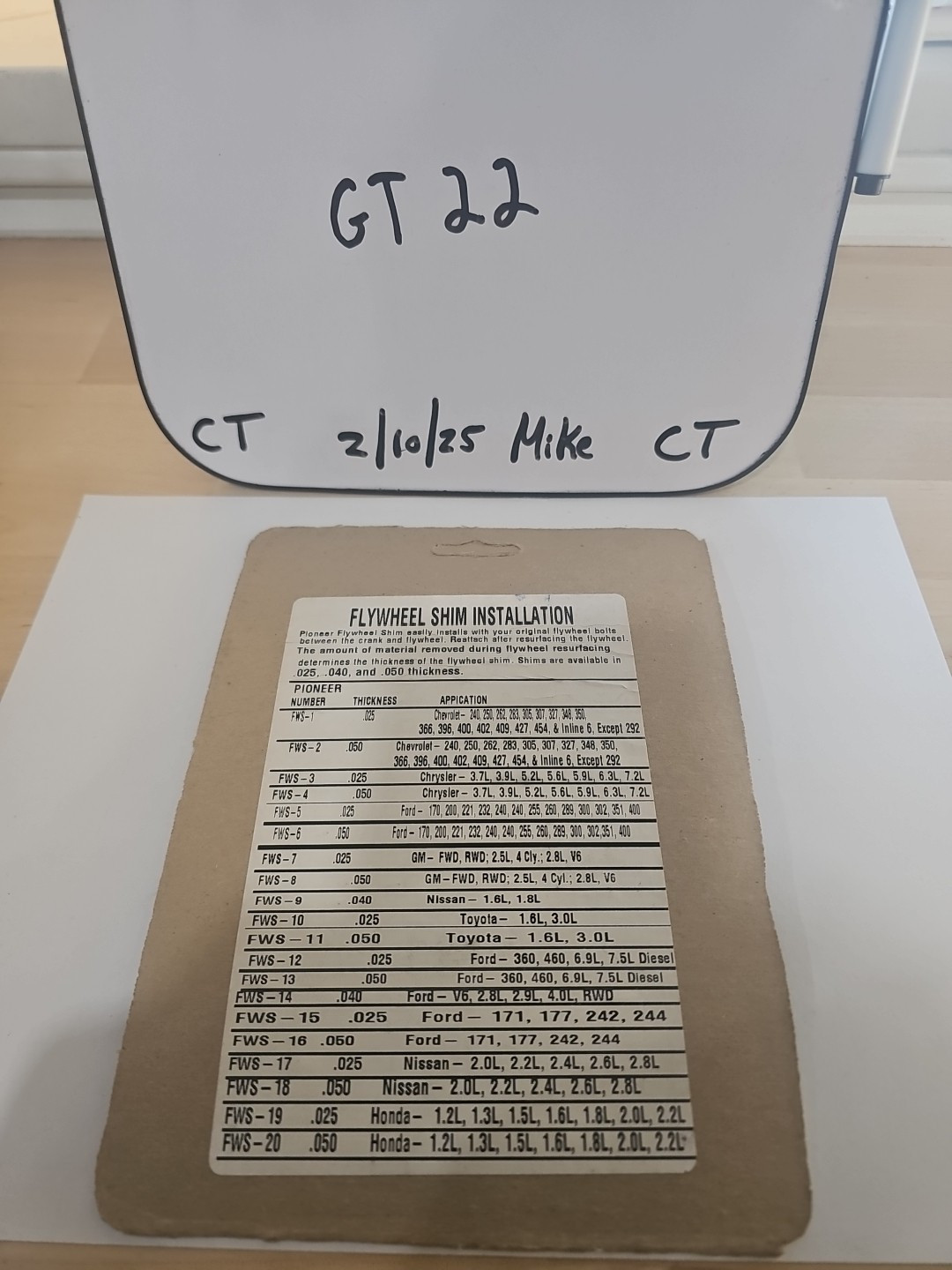 Flywheel Shim fits 1973-2011 Honda Civic Prelude Accord PIONEER INC. - Image 3