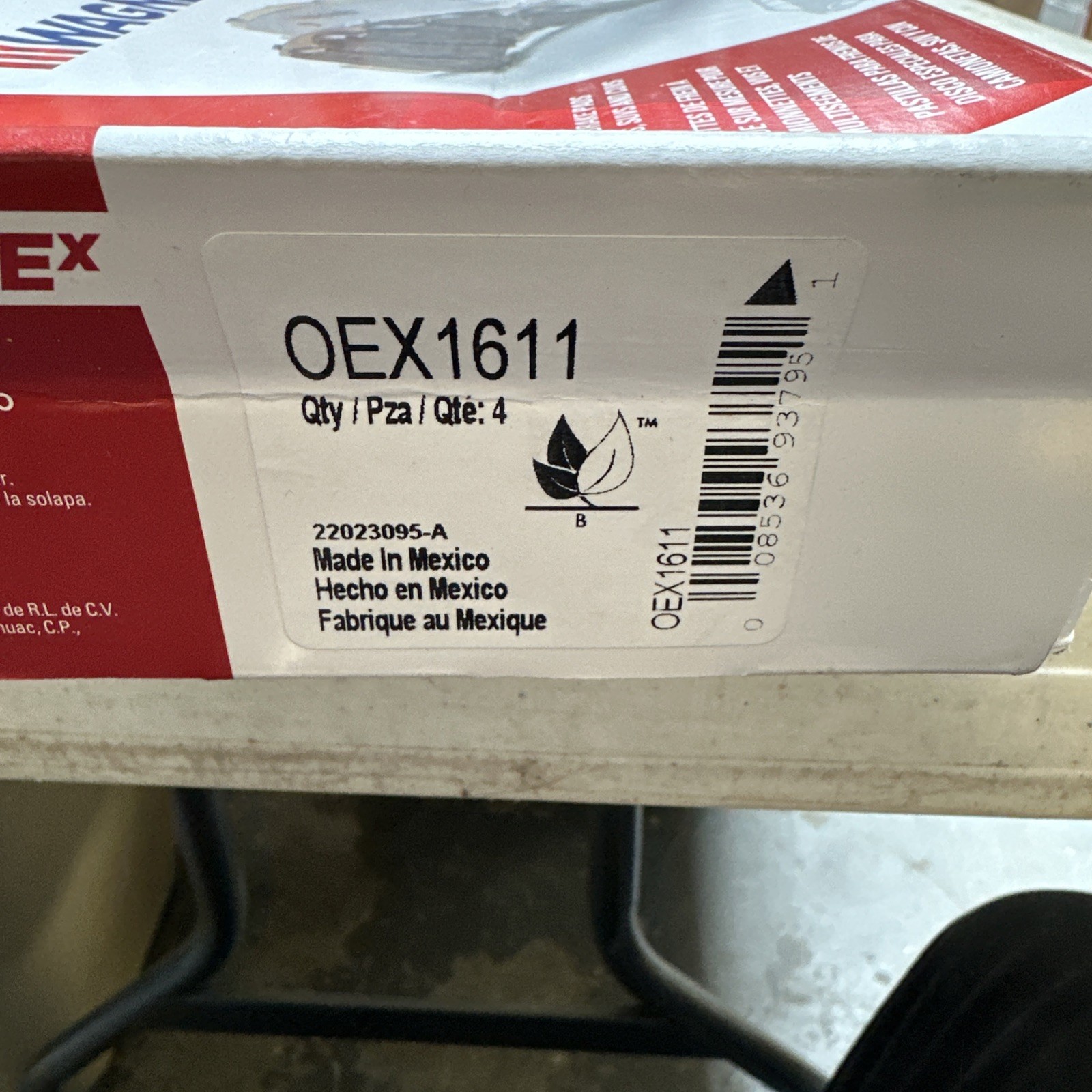 For Ford Explorer 2013-2015 Wagner OEX1611 OEX Ceramic Front Disc Brake Pads - Image 3