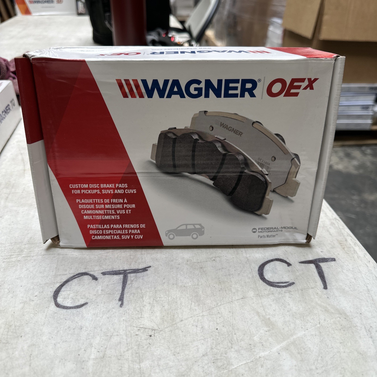 For Ford Explorer 2013-2015 Wagner OEX1611 OEX Ceramic Front Disc Brake Pads