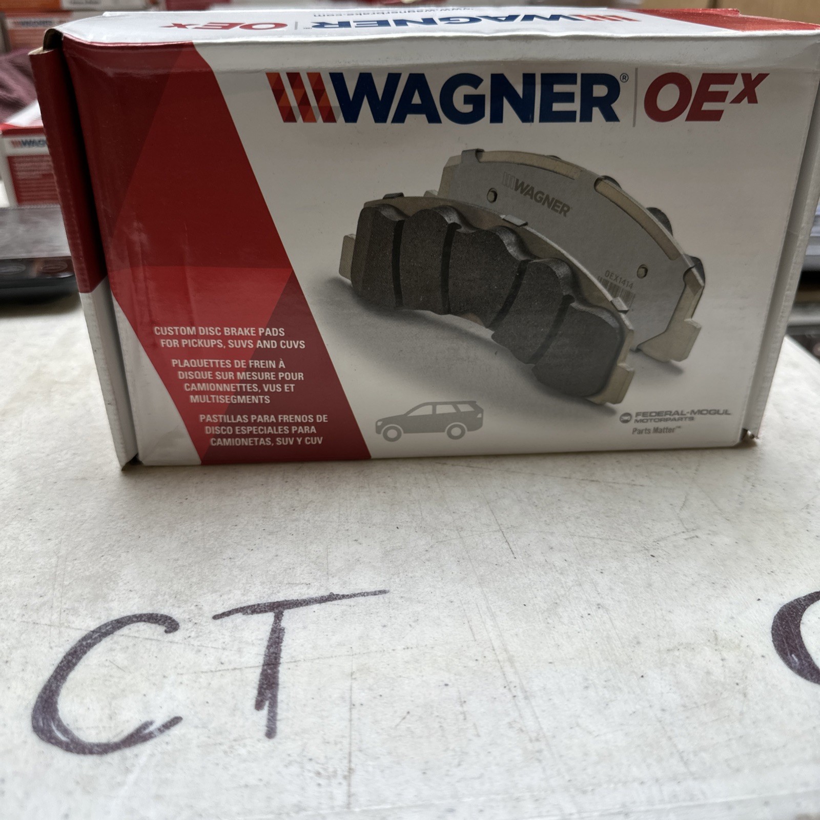 For Ford Focus 2012-2018 Wagner OEX1563 OEX Ceramic Front Disc Brake Pads