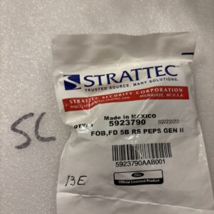 Ford (5923790) 5-Button Remote (EURO) w/ Ford Logo 315Mhz -by Strattec