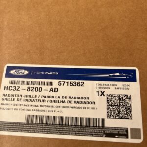 Ford Outer Radiator Grille Part Number - HC3Z-8200-AD