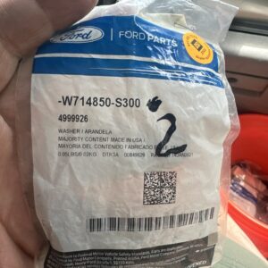 Ford Turbocharger Oil Line Washer W714850-S300  (L-9033) (2) Clips