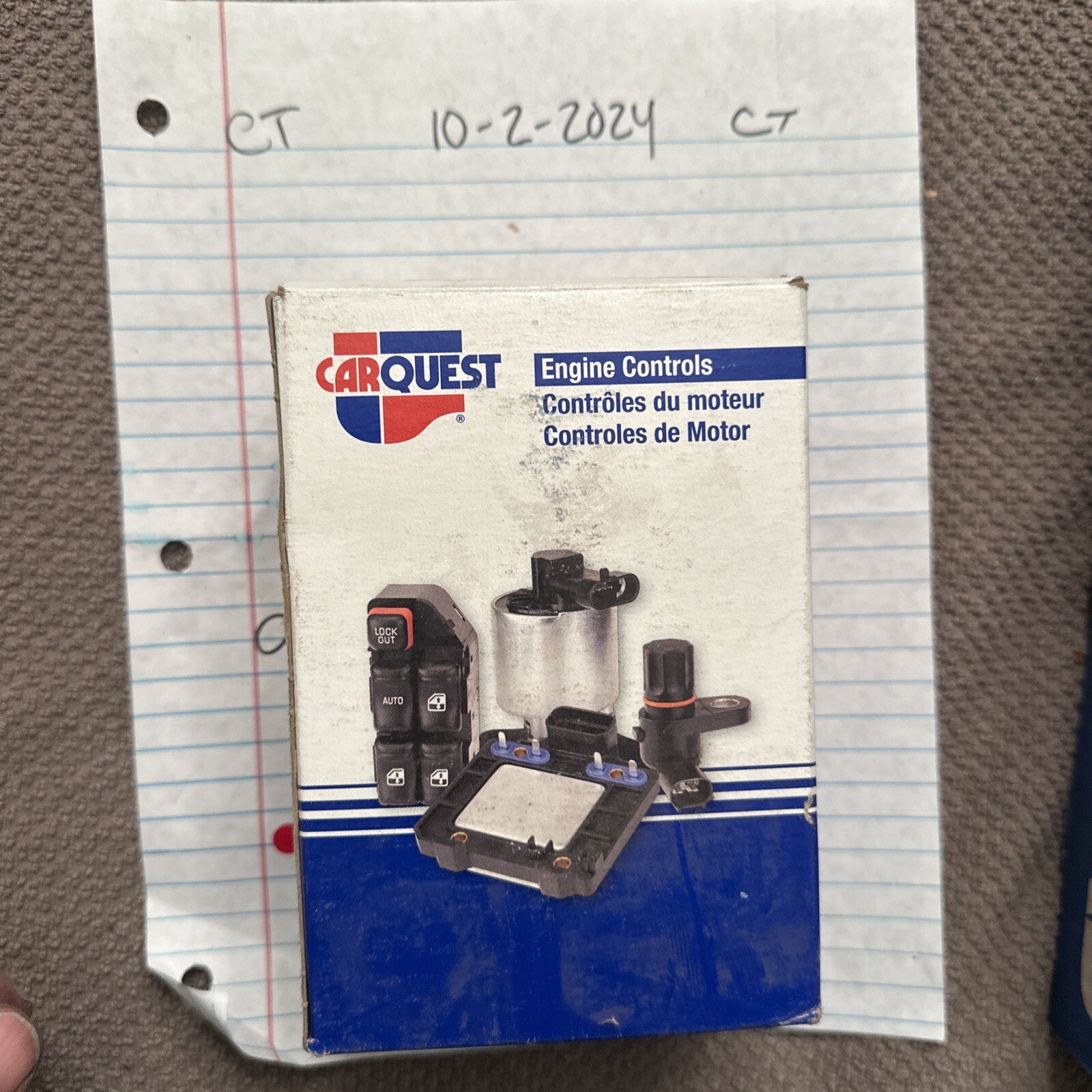 Front Blower Motor Resistor with 9 wire Direct Fit Carquest BWD Ru867p - Image 3