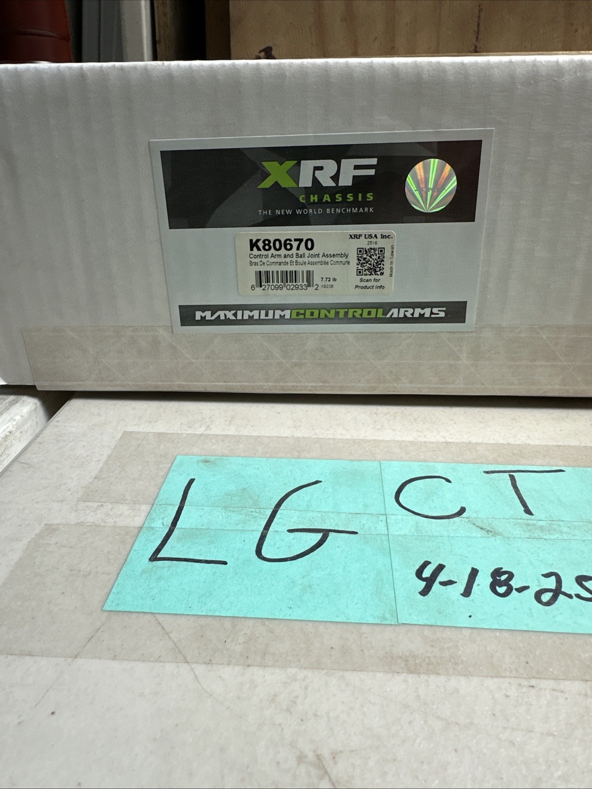 Front Upper Control Arm XRF K80670