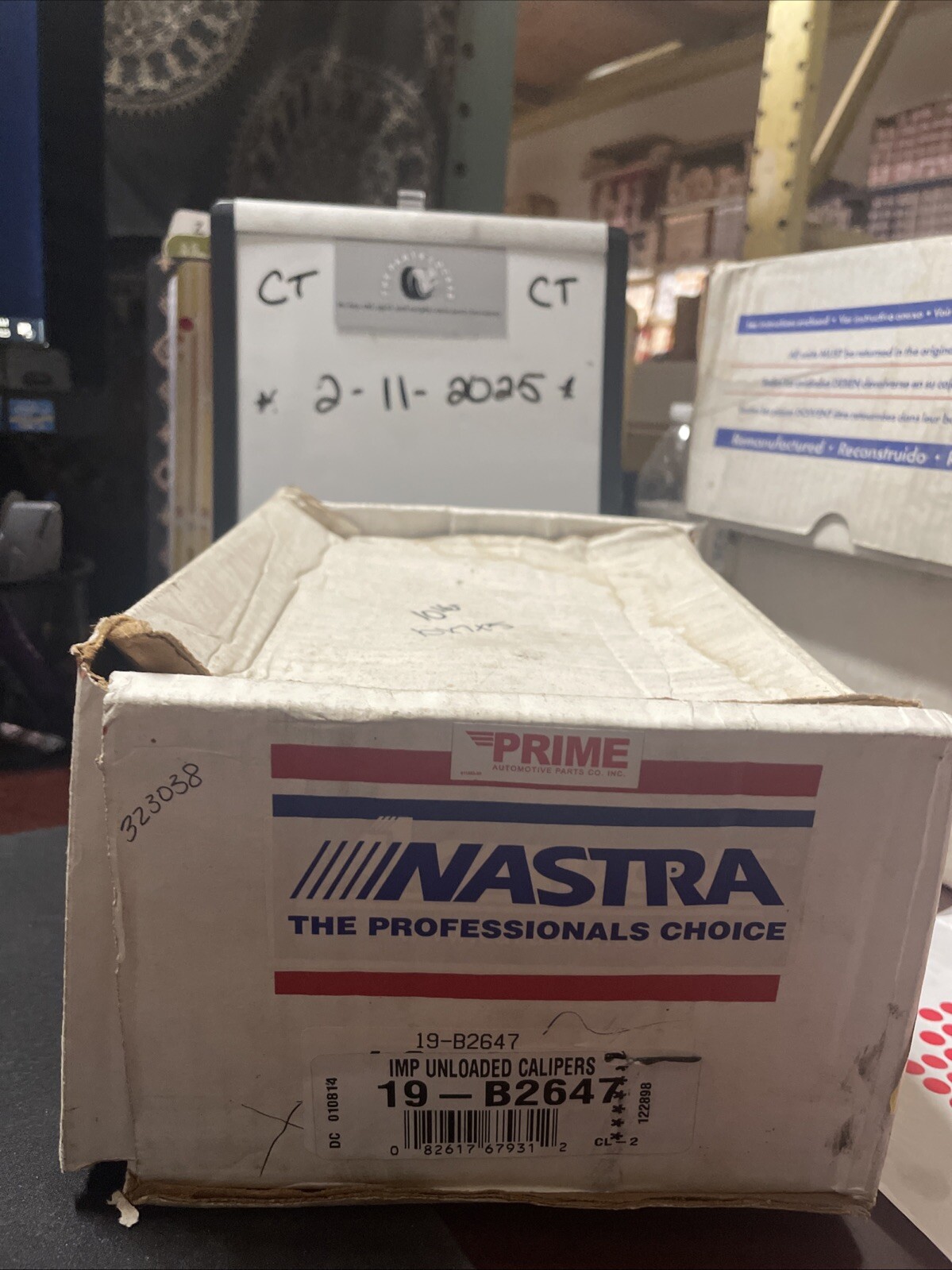 Frt Rt Rebuilt Brake Caliper w/Hwd Nastra 19B2647