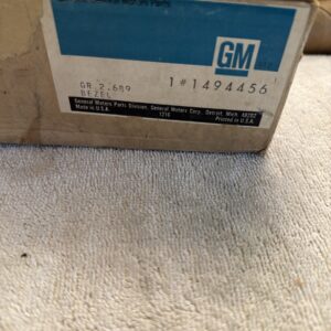 GM 1969 CADILLAC ELDORADO LEFT DRIVER SIDE REAR BUMPER REFLECTOR LENS BEZEL