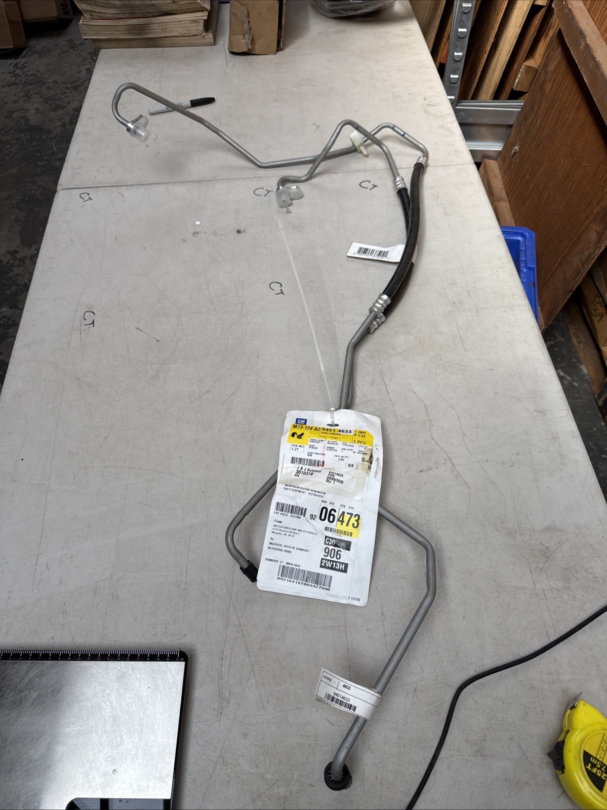 GM 94514633 Transmission Fluid Cooler Inlet & Outlet Pipe Assembly 2013-2015 - Image 3