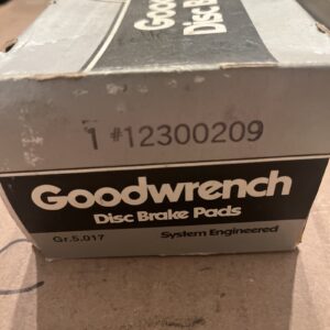 GM Goodwrench NOS '80-'82 Chevy Chevette Pontiac 1000 Disc Brake Pads #12300209