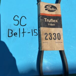 Gates 2330 Light Duty V-belt, 1/2" x 33", 12.5/13mm x 830mm, I4002330, 4L330