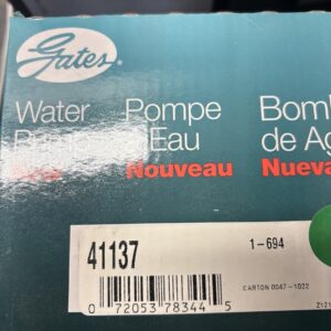 Gates #41137 Engine Water Pump-Water Pump Standard NOS