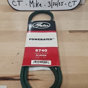 Gates 6740 Power Equipment Accessory Drive Belt - 3/8" X 40"