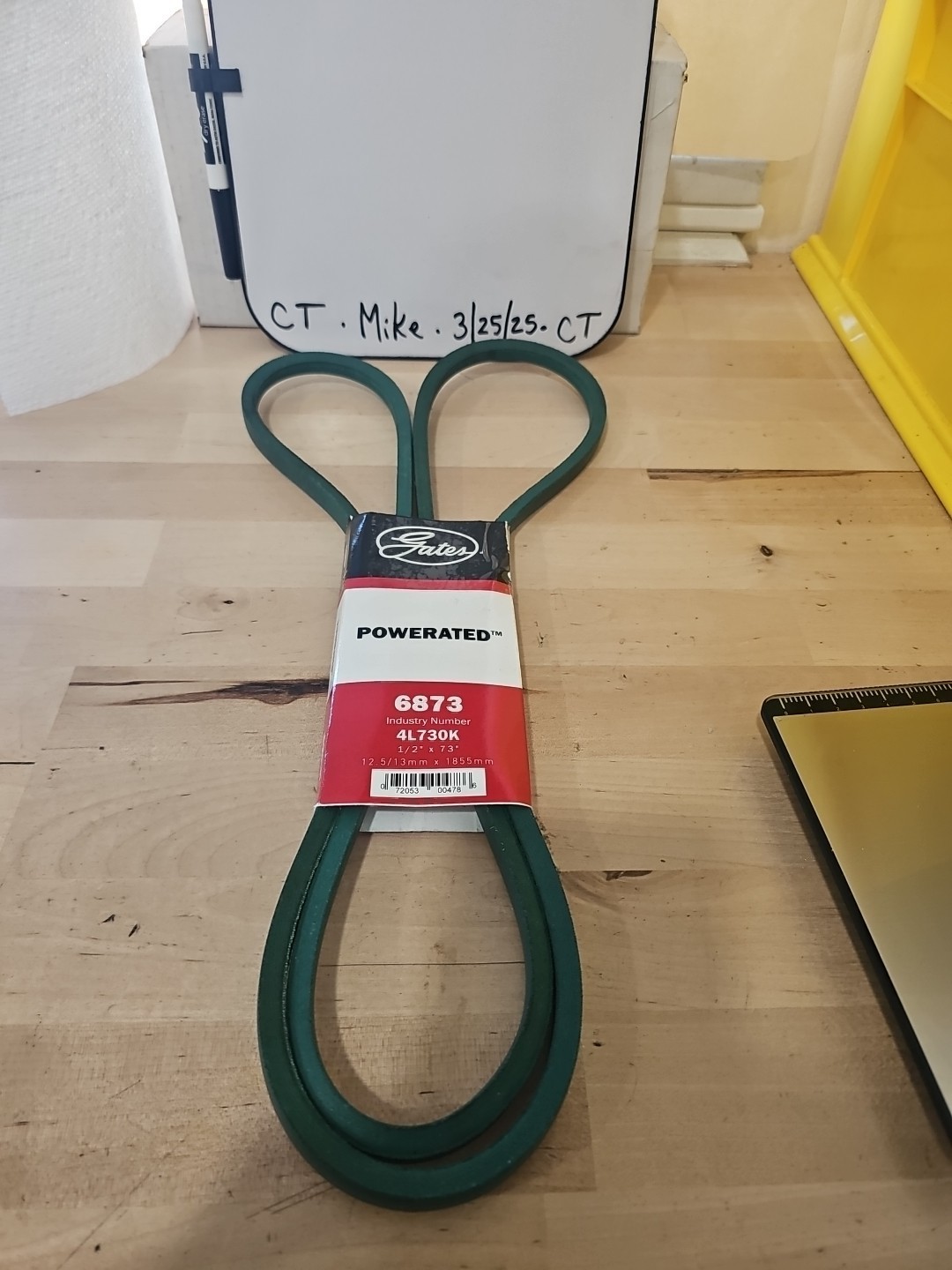 Gates PoweRated Mower Belt Part 6873