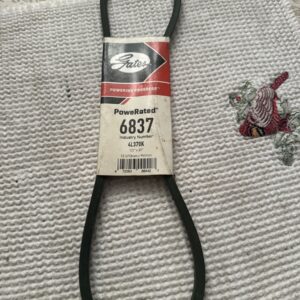 Gates Powerate 6837 1/2 x 37 Lawn Mower V Belt 4L370K New Old Stock NOS