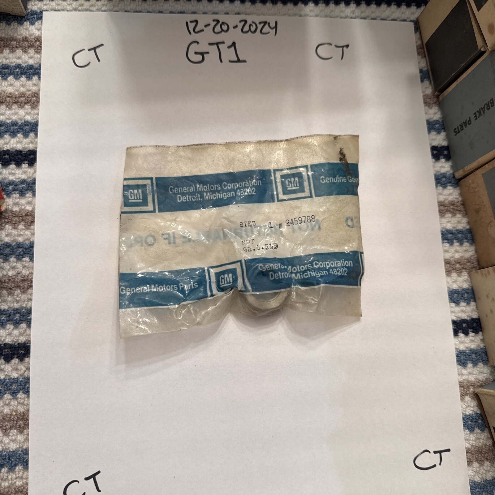 General Motors Nut 2459788