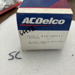 Genuine AC Delco 15-80211 GM 10320570 Blower Motor Resistor