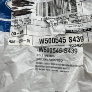 Genuine FORD OEM 10-23 Continental-Lower Control Arm Bolt W500545S439