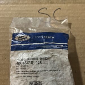 Genuine FORD OEM Radiator Core Support-Sight Shield Retainer N804837S 10 Pack