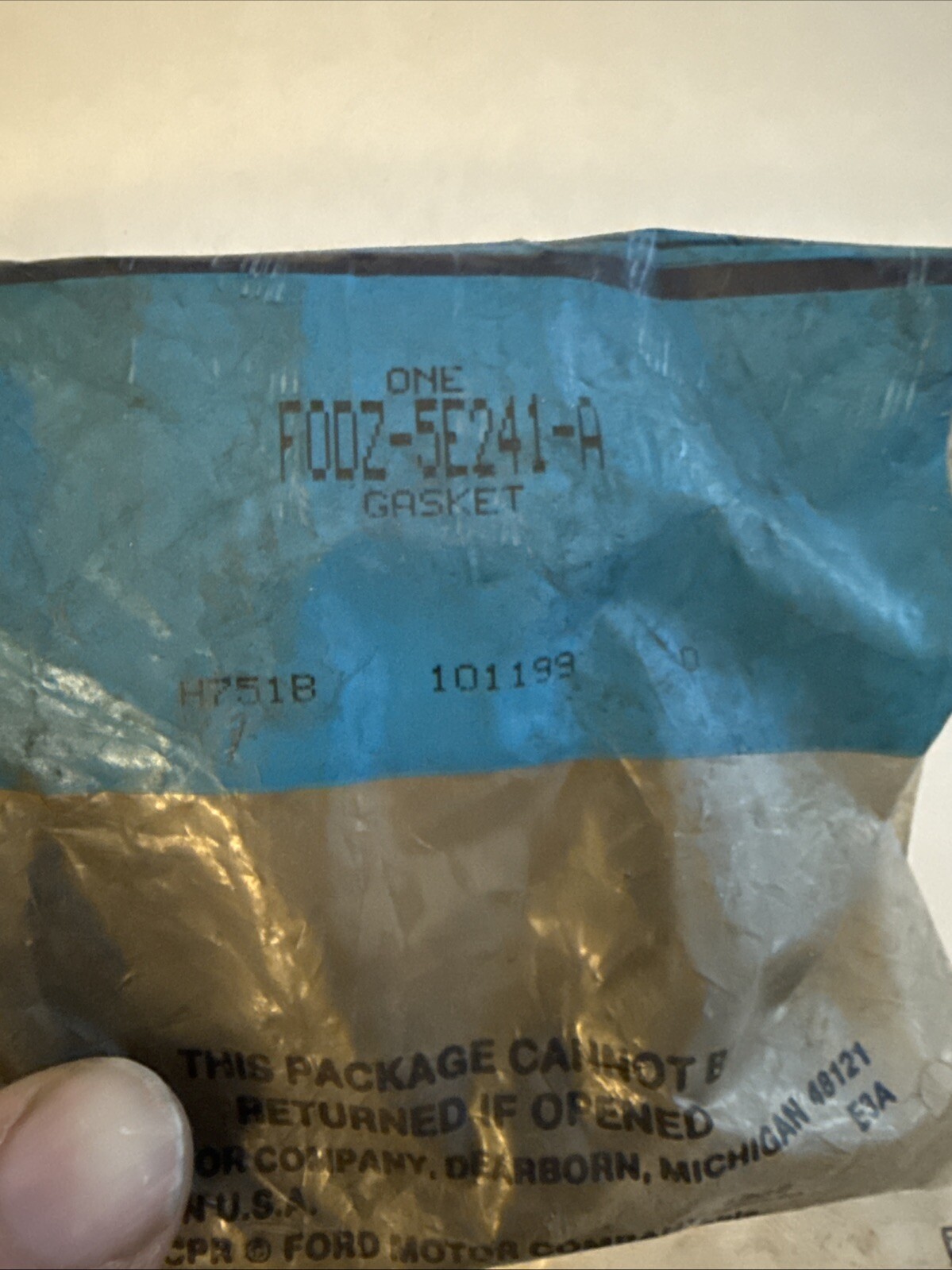 Genuine Ford Converter Gasket FODZ-5E241-A - Image 3