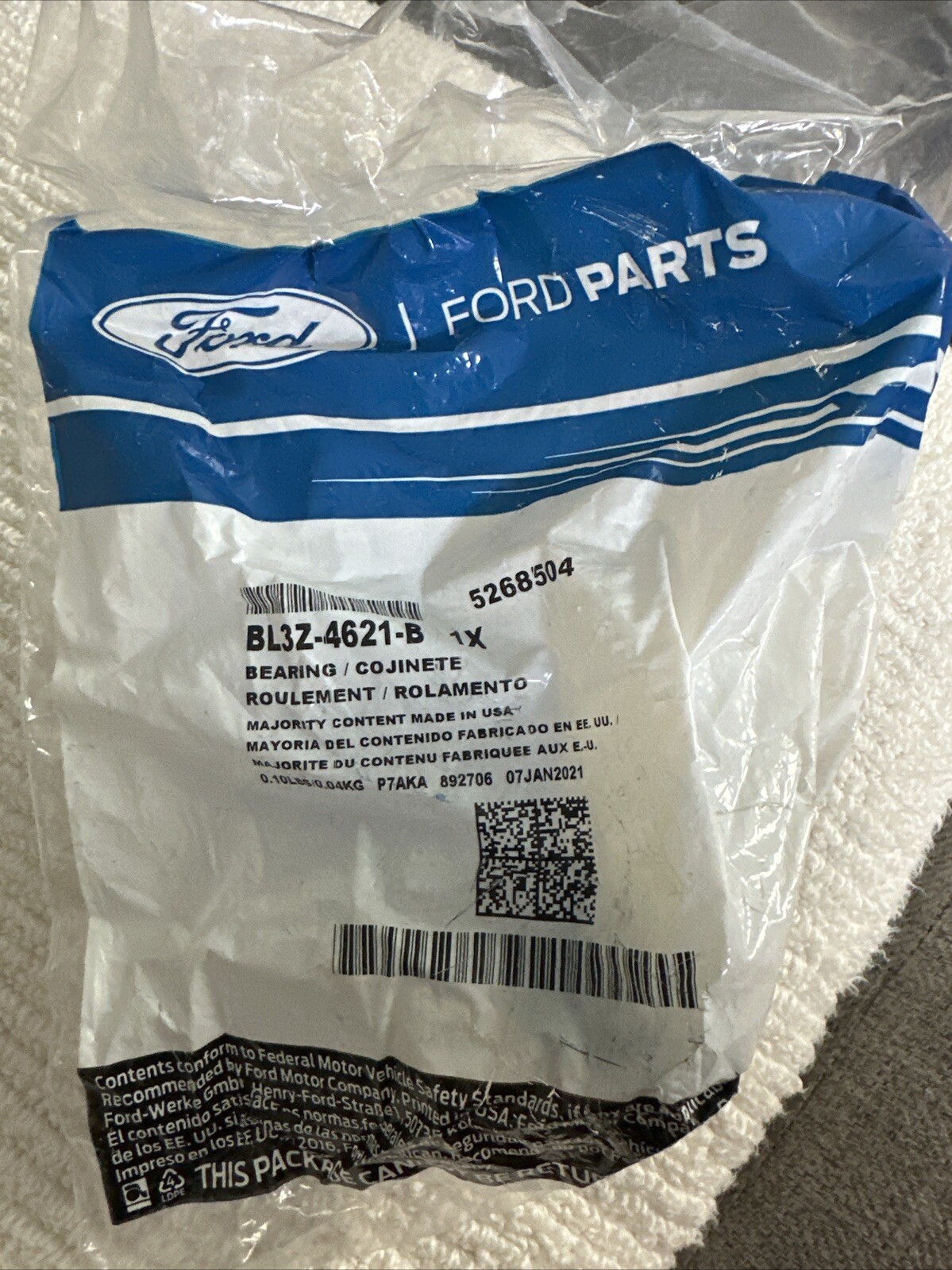 Genuine Ford Differential Pinion Bearing BL3Z-4621-B