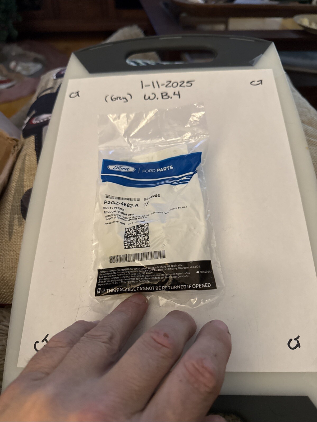 Genuine Ford Drive Shaft Assembly Front Bolt F2GZ-4682-A (1)