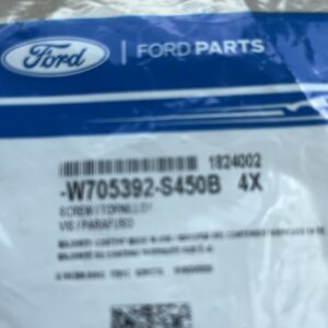 Genuine Ford End Support Retainer Screw W705392-S450B (4pk)