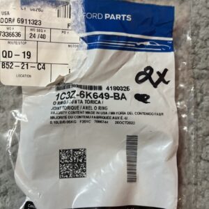 Genuine Ford Engine Oil Cooler O-Ring  OEM NEW 1C3Z-6K649-BA  -QTY 2