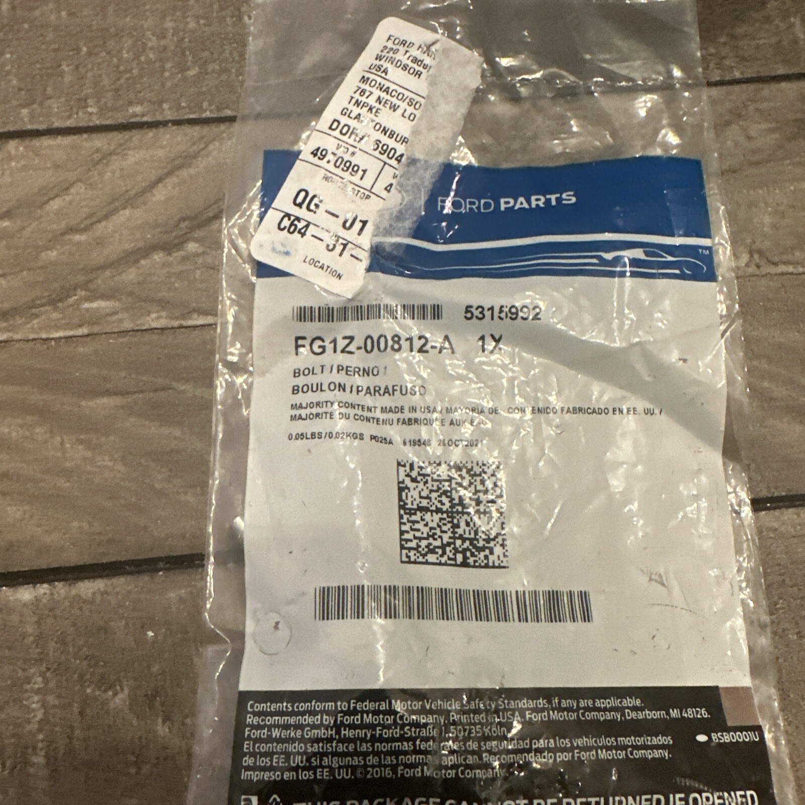 Genuine Ford Engine Valve Cover Stud FG1Z-00812-A