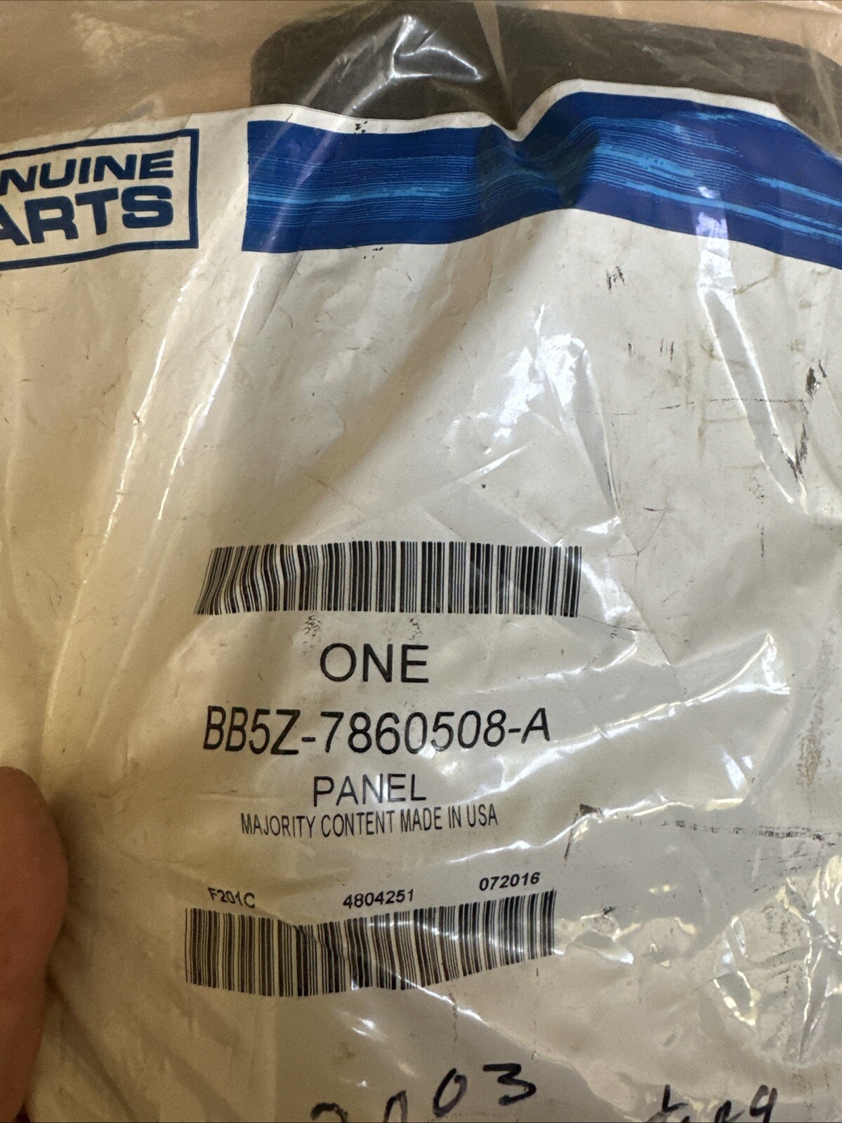 Genuine Ford Explorer 2011-2019 Rear Seat Trim Panel Assembly BB5Z-7860508-A