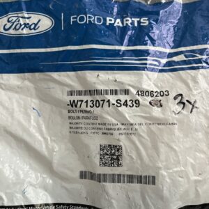 Genuine Ford Gear Assembly Mount Bolts- QTY3- W713071-S439