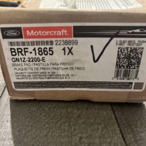 Genuine Ford Motorcraft OEM Rear Brake Pads Kit Motorcraft BRF-1865 GN1Z-2200-E