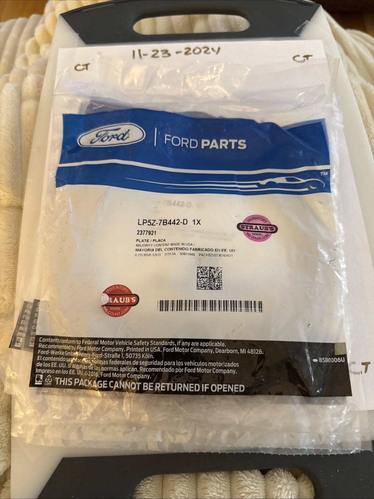 Genuine Ford OE Driven Plate - Steel LP5Z-7B442-D