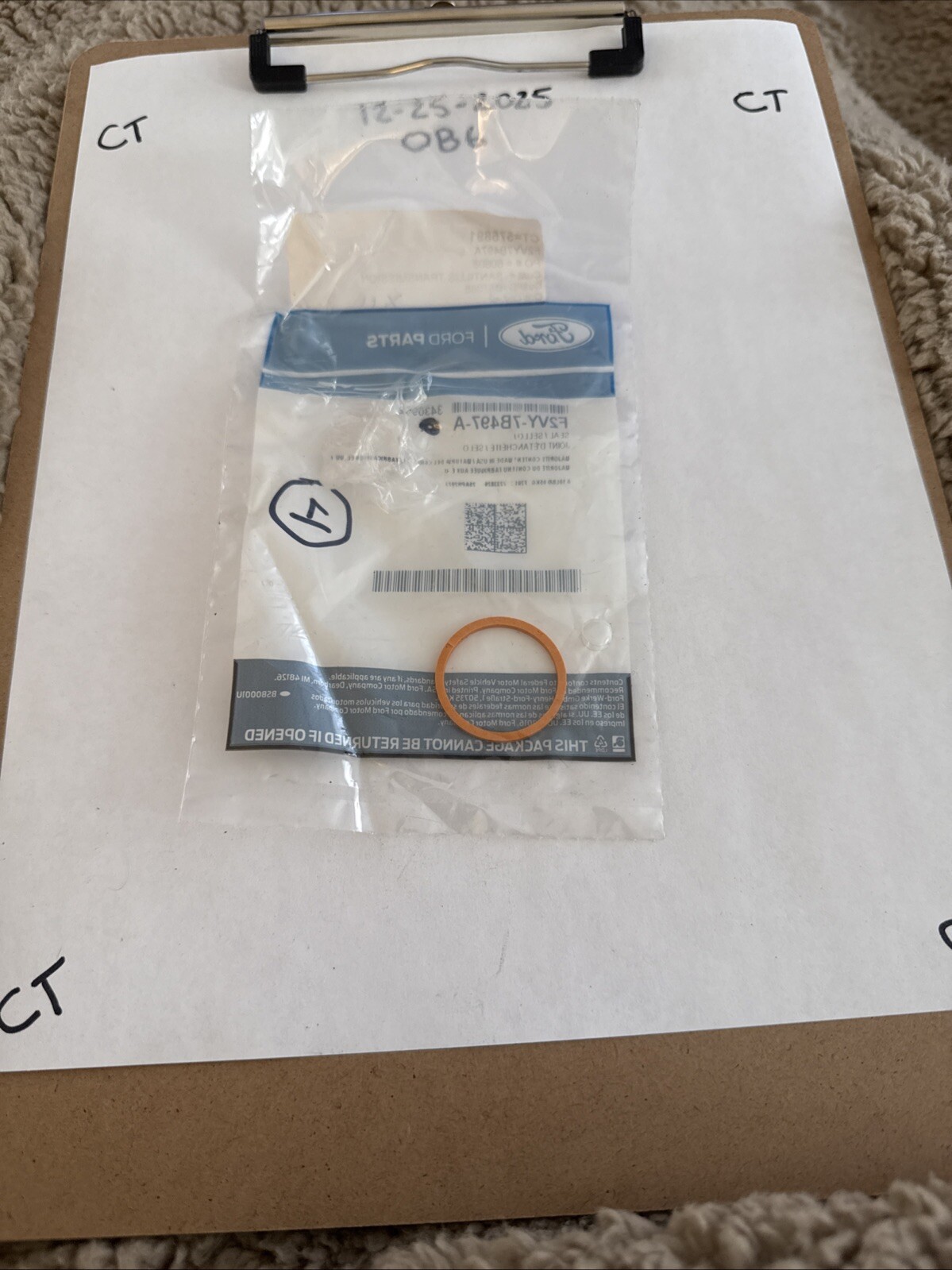 Genuine Ford OE Seal F2VY-7B497-A - Image 3