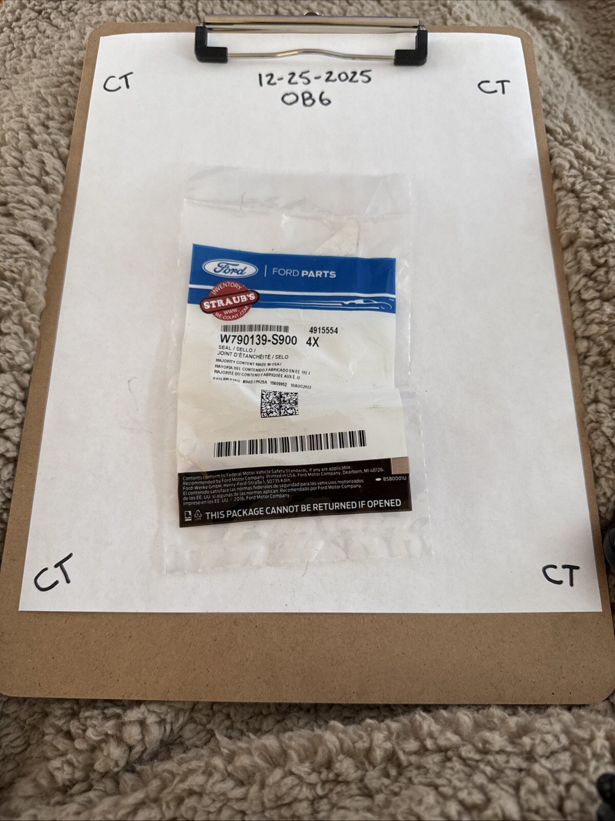 Genuine Ford Seal (2007-2019) OE W790139S900