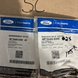 Genuine Ford Valance Panel Clip W716460-S300. QTY-6