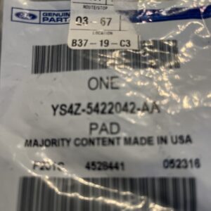 Genuine Ford YS4Z-5422042-AA Handle, Outside Pad