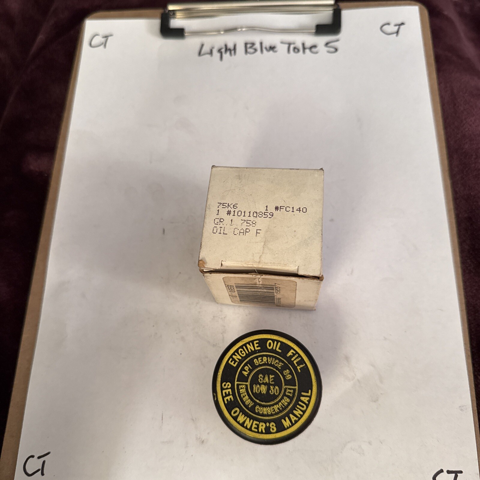 Genuine GM 1985-1998 GMC Chevrolet Oldsmobile P30 Engine Oil Filler Cap 10110859