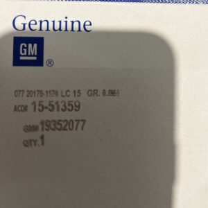 Genuine GM Heater Water Shut-Off Valve 19352077