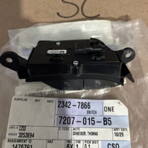 Genuine GM Jet Black Passenger Side Radio Control Switch 23427866