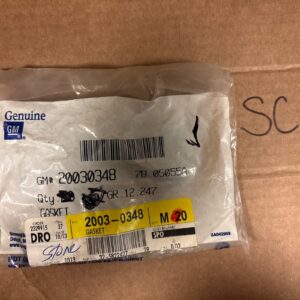 Genuine GM Lock Cylinder Gasket 20030348 (sold Individually)