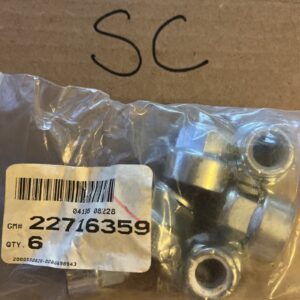 Genuine GM OEM 22716359 Front Suspension Strut Nuts QTY 6
