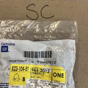 Genuine GM OEM 9442012 Water Pump Bolt - Sold Individually