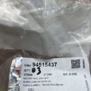 Genuine GM OEM-Axle Nut 94515437 (sold Individually)