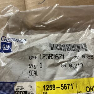 Genuine GM OEM Crankshaft Rear Main Crank Seal 12585671