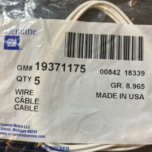 Genuine GM Splice Wire -QTY5- 19371175